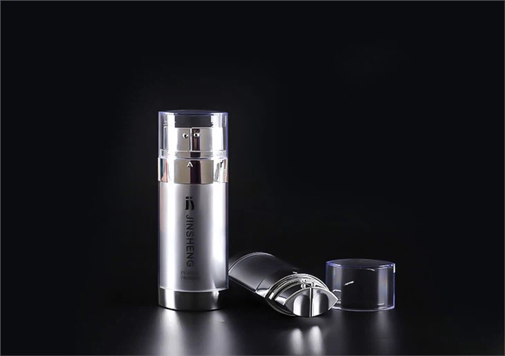 Amber Airless Pump Bottle in stock